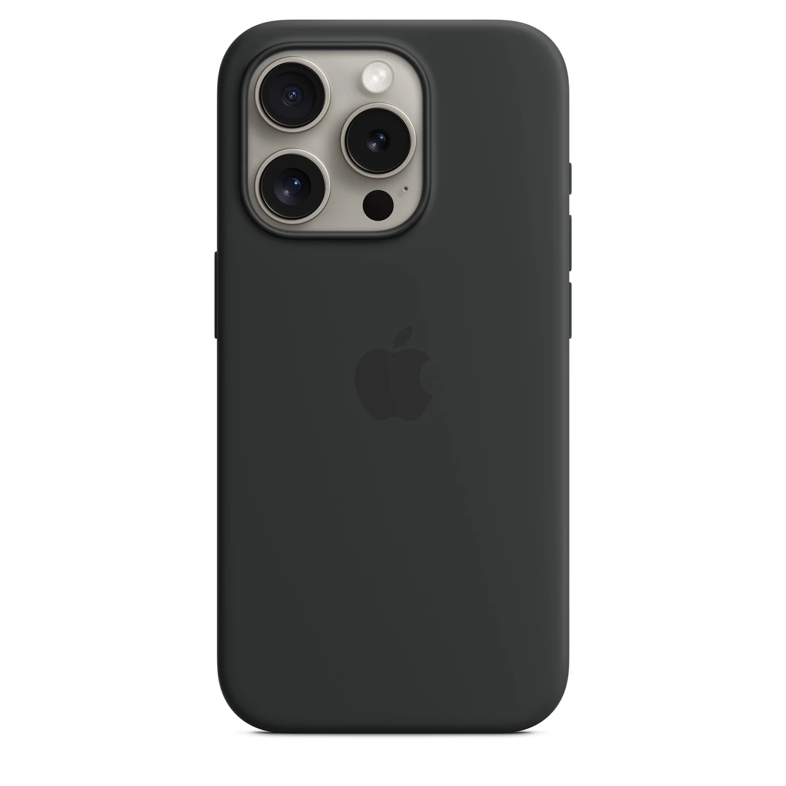 Чохол Apple iPhone 15 Pro Silicone Case with MagSafe Lux Copy - Black