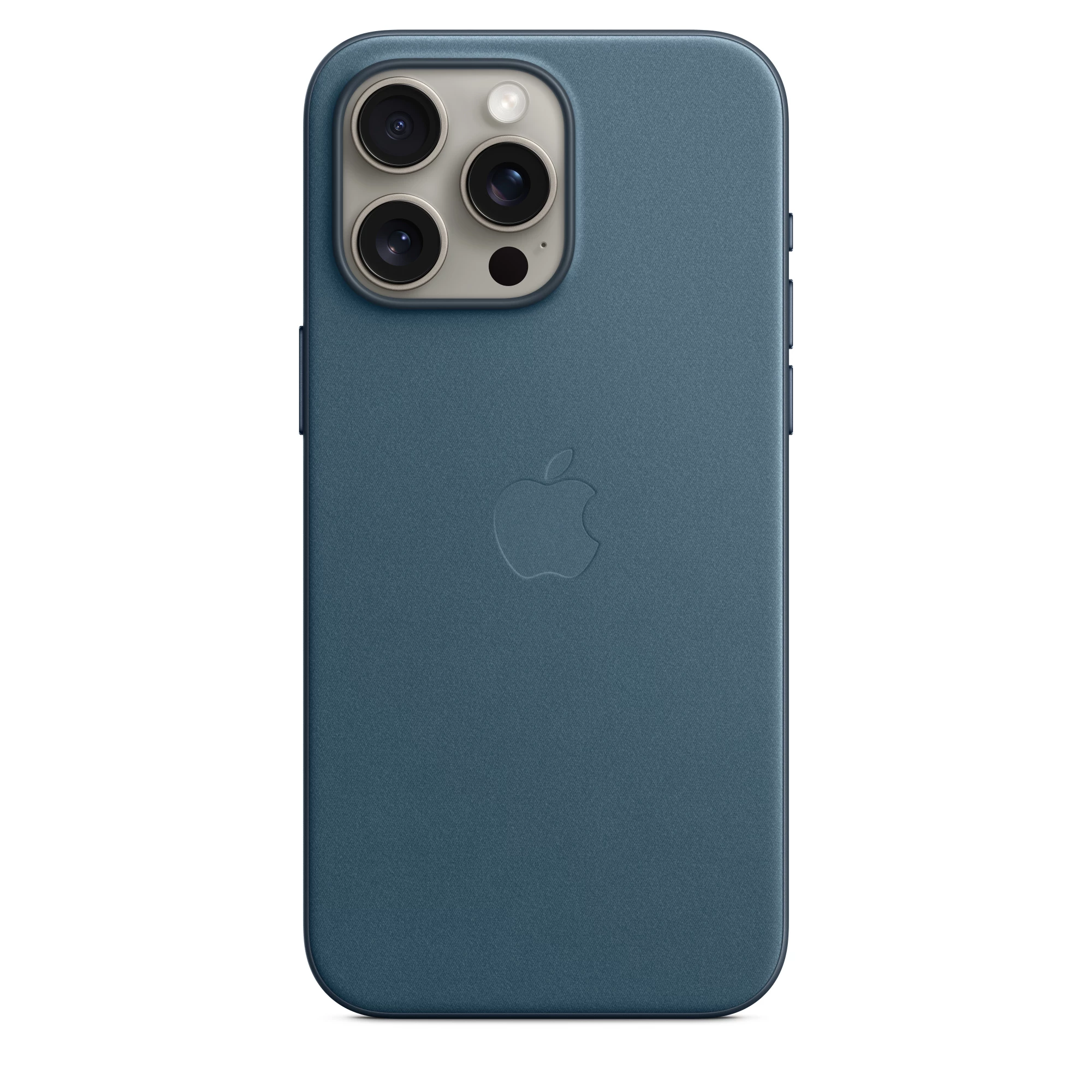 Чехол iPhone 15 Pro Max FineWoven Case with Animation & MagSafe (1:1 original) - Pacific Blue