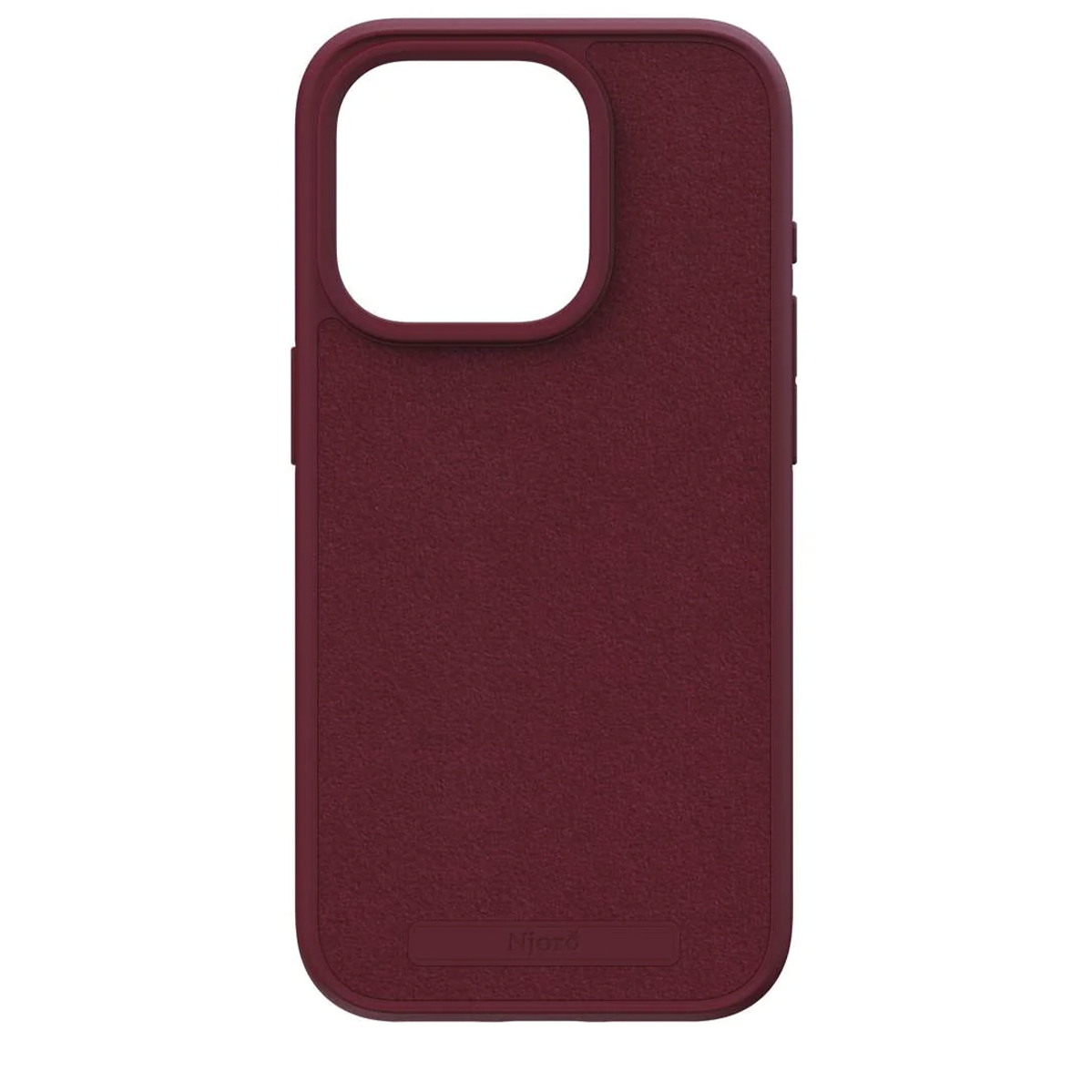 Чохол Njord Suede MagSafe Case for iPhone 15 Pro - Crimson Red (NA53SU11)