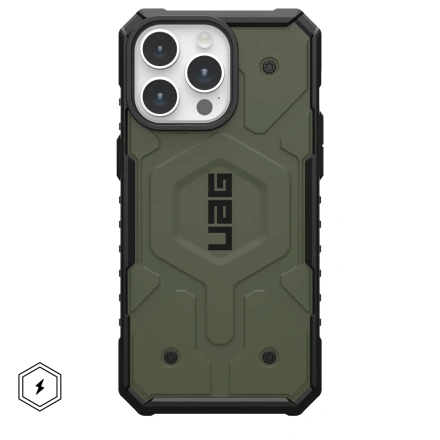 Чехол UAG Pathfinder Case with MagSafe for iPhone 15 Pro Max - Olive Drab (114301117272)