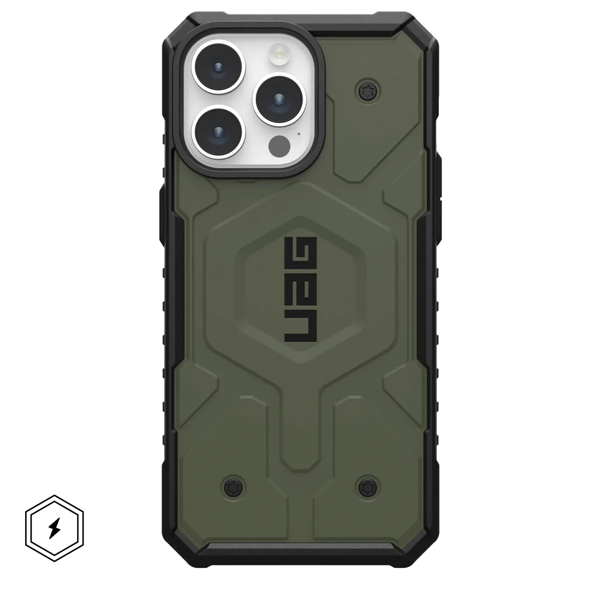 Чохол UAG Pathfinder Case with MagSafe for iPhone 15 Pro Max - Olive Drab (114301117272)
