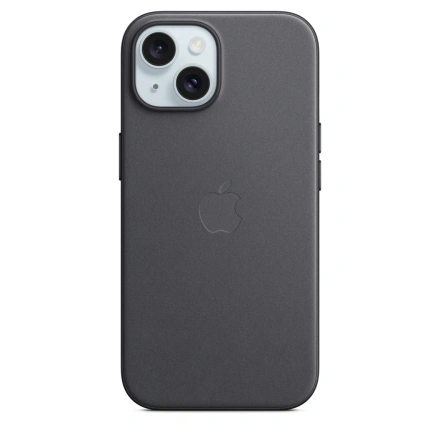 Чехол Apple iPhone 15 FineWoven Case with MagSafe - Black (MT393)