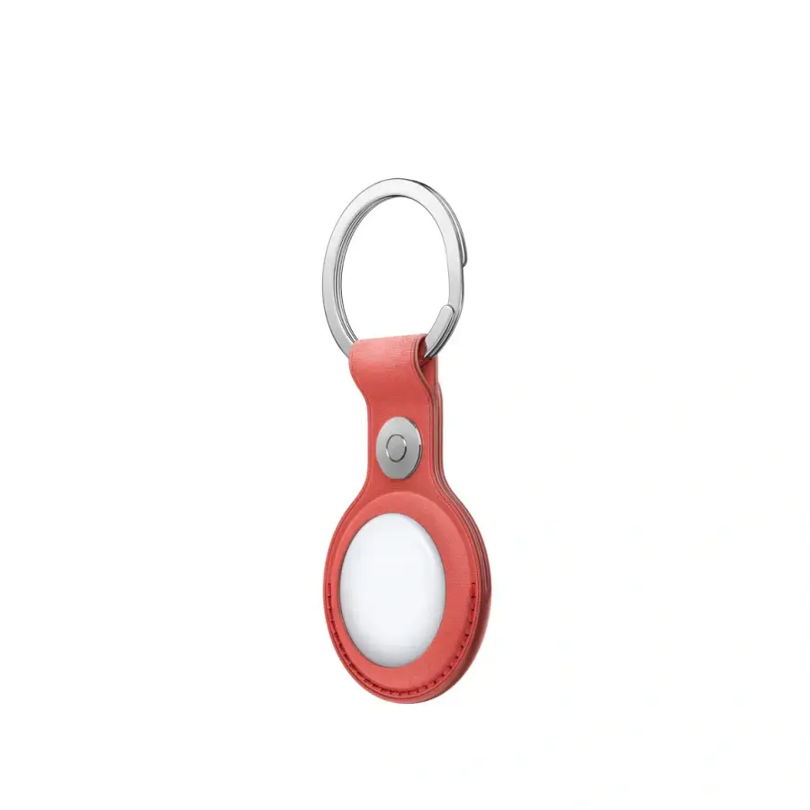 Apple AirTag FineWoven Key Ring - Coral (MT2M3)
