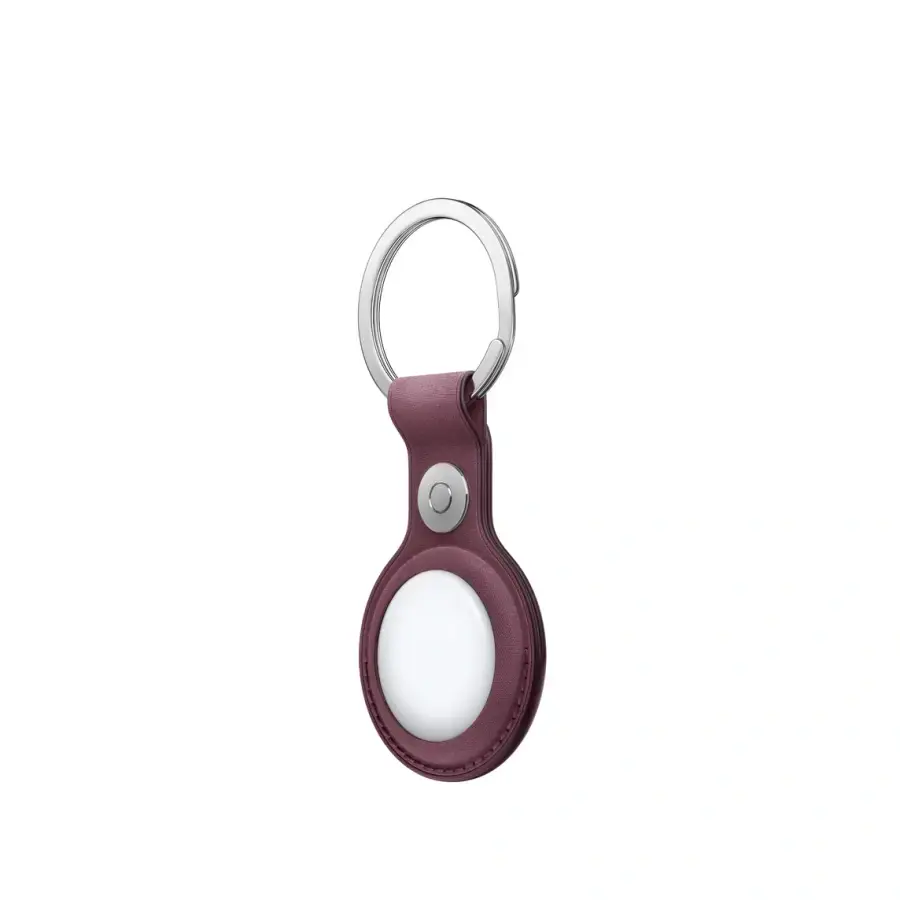 Apple AirTag FineWoven Key Ring - Mulberry (MT2J3)