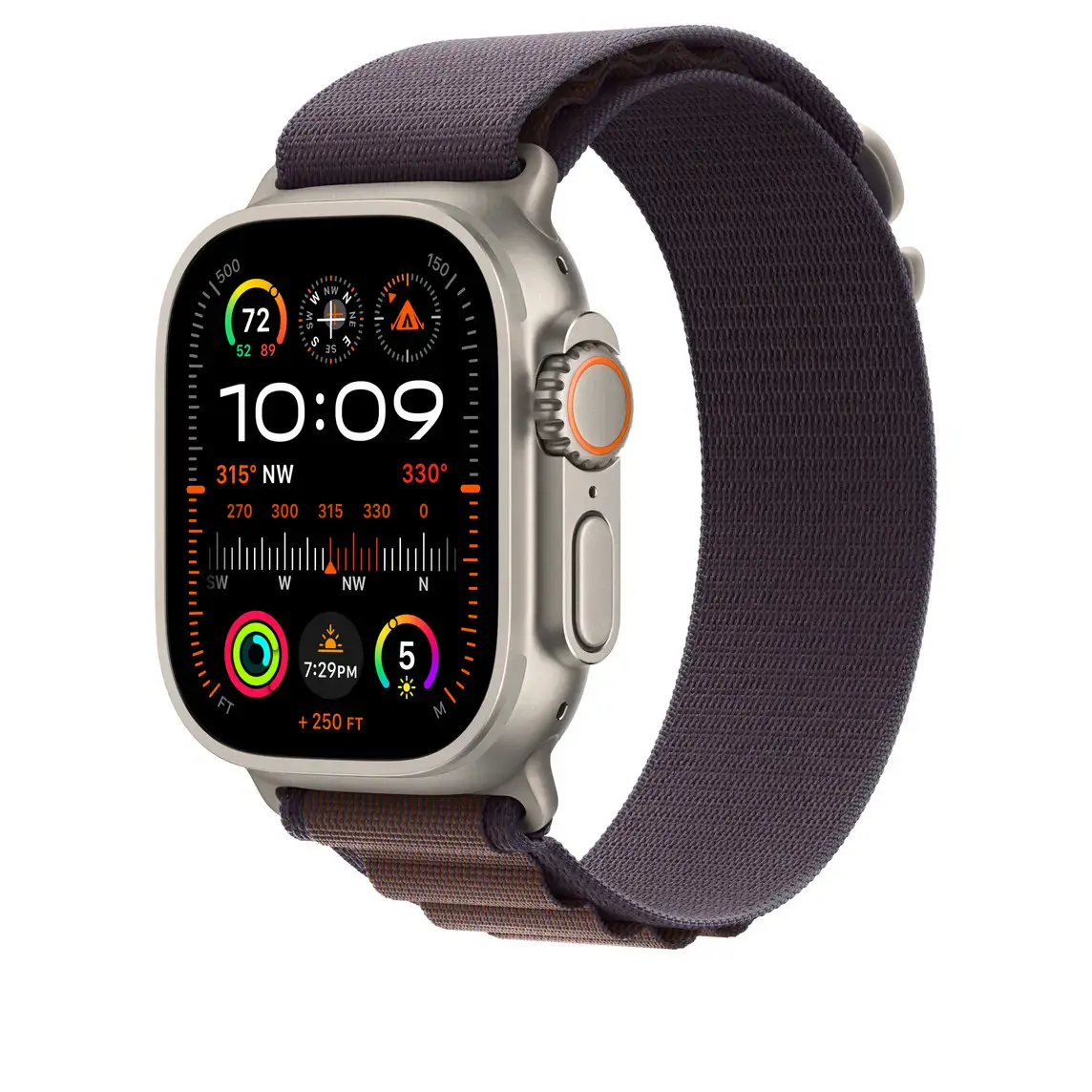 Ремінець Apple Alpine Loop Band Medium для Apple Watch 49mm - Indigo (MT5Q3)