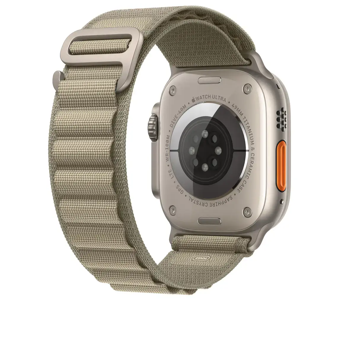 Ремінець Apple Alpine Loop Band Medium для Apple Watch 49mm - Olive (MT5U3)