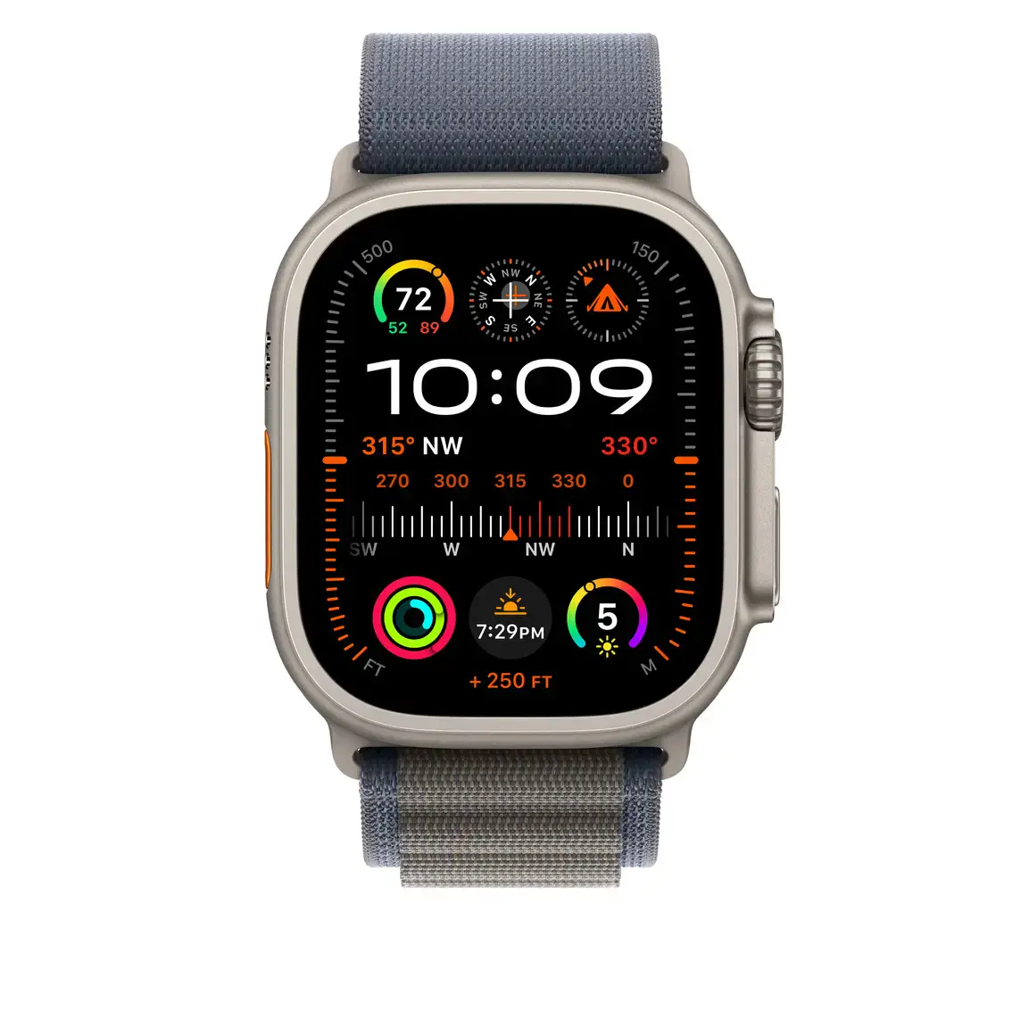 Ремінець Apple Alpine Loop Band Small для Apple Watch 49mm - Blue (MT5J3)