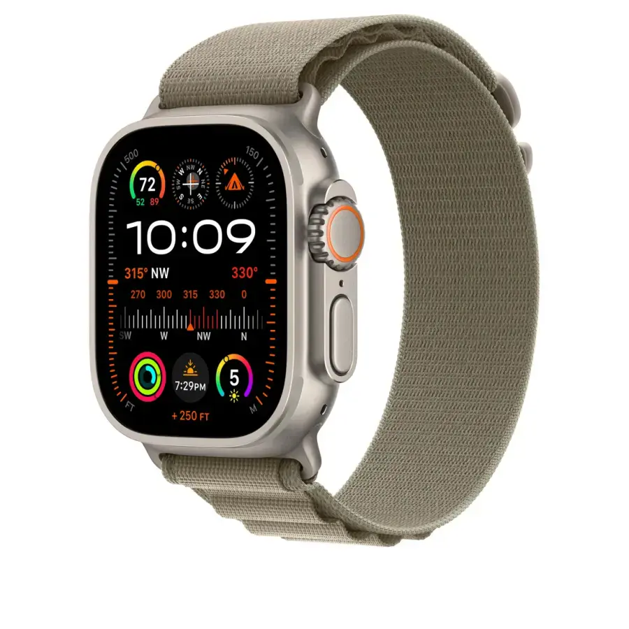 Ремінець Apple Alpine Loop Band Small для Apple Watch 49mm - Olive (MT5T3)