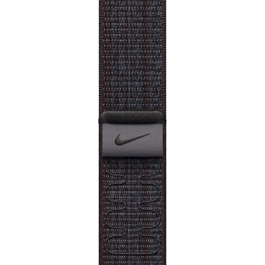 Ремінець Apple Black/Blue Nike Sport Loop для Apple Watch 42/44/45/49mm (MUJX3)