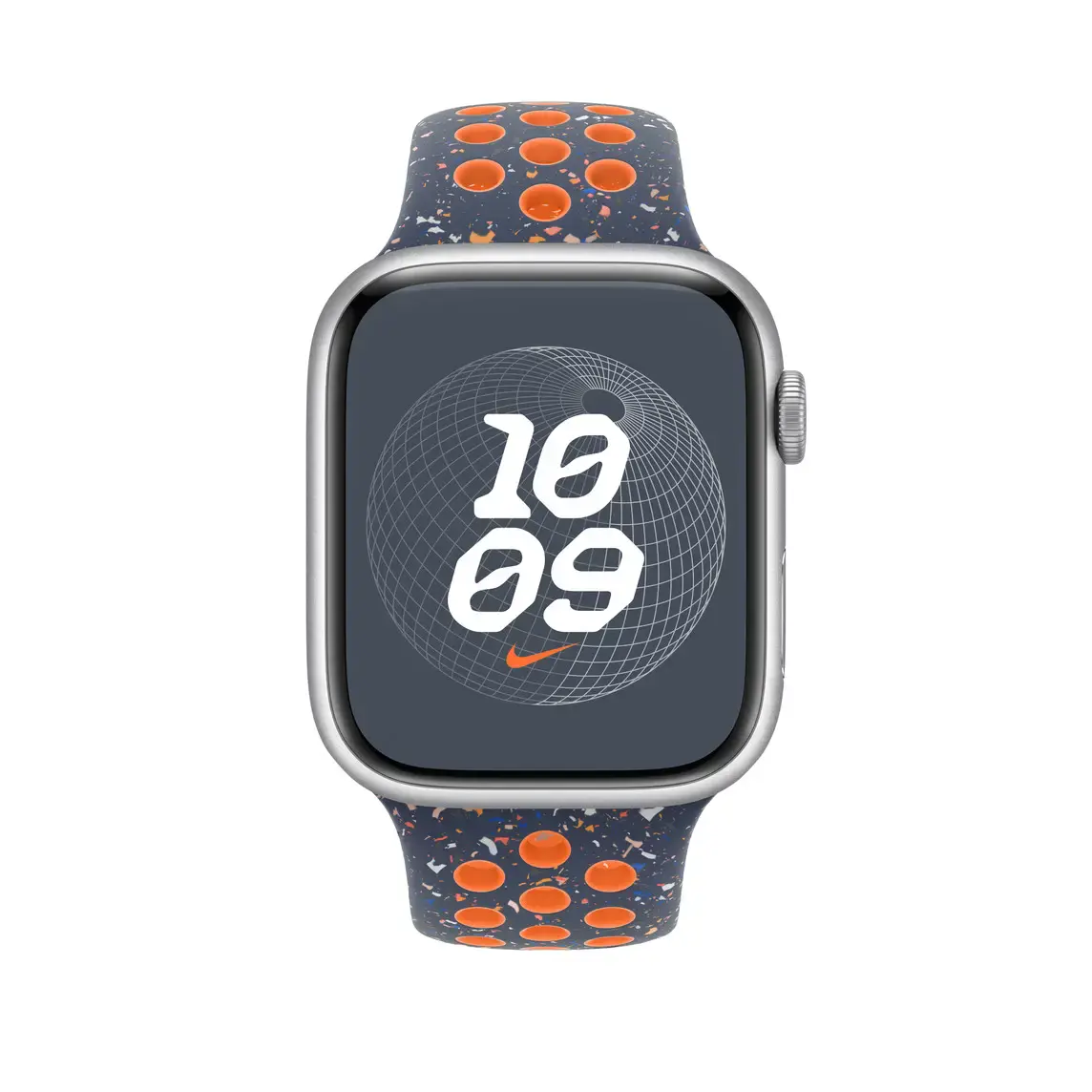 Ремінець Apple Blue Flame Nike Sport Band M/L для Apple Watch 42/44/45/49mm (MUV93)