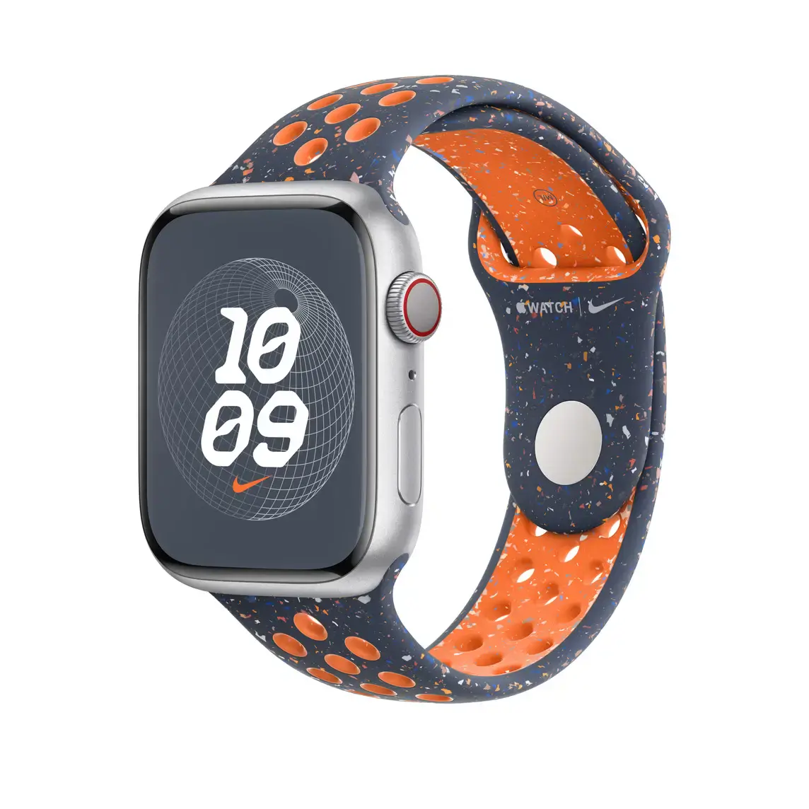 Ремінець Apple Blue Flame Nike Sport Band M/L для Apple Watch 42/44/45/49mm (MUV93)