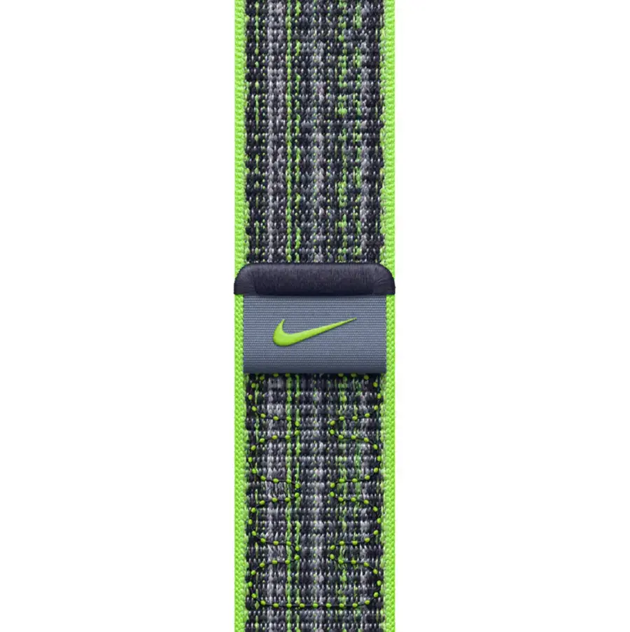 Ремінець Apple Bright Green/Blue Nike Sport Loop для Apple Watch 38/40/41/42mm (MTL03)