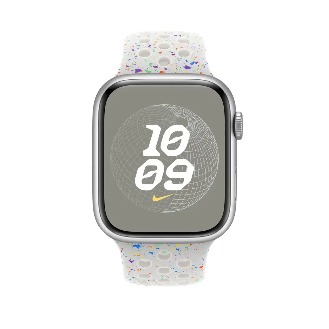 Ремінець Apple Pure Platinum Nike Sport Band M/L для Apple Watch 42/44/45/49mm (MUV13)