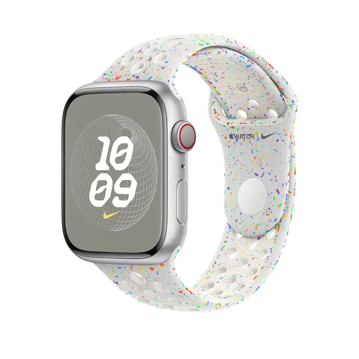 Ремінець Apple Pure Platinum Nike Sport Band M/L для Apple Watch 42/44/45/49mm (MUV13)