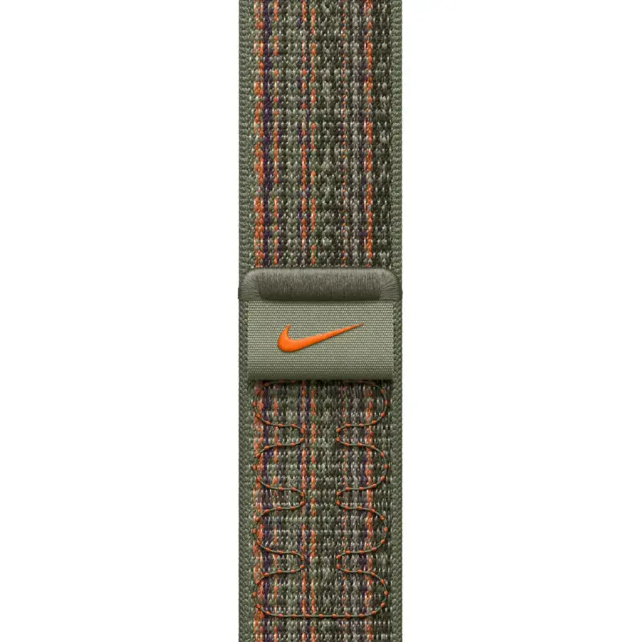 Ремінець Apple Sequoia/Orange Nike Sport Loop для Apple Watch 38/40/41/42mm (MTL33)