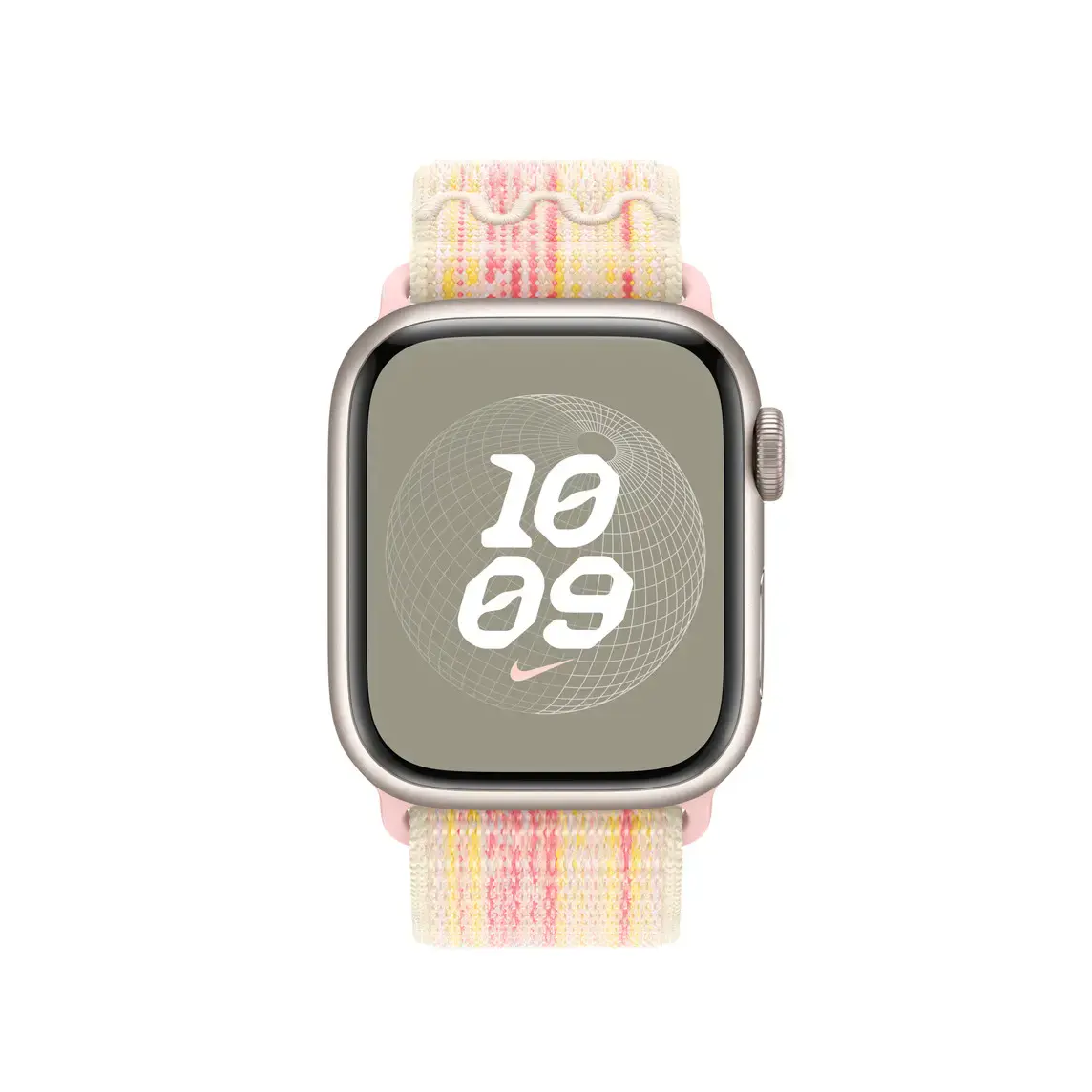 Ремешок Apple Starlight/Pink Nike Sport Loop для Apple Watch 38/40/41/42mm (MUJW3)