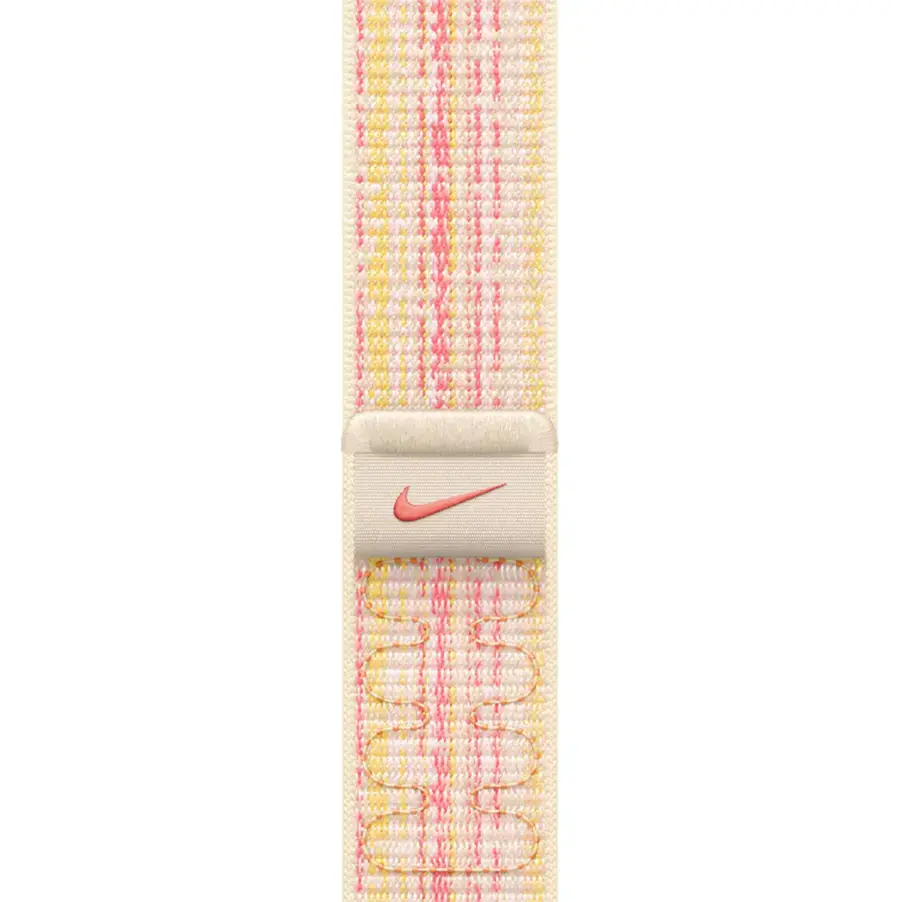 Ремінець Apple Starlight/Pink Nike Sport Loop для Apple Watch 38/40/41/42mm (MUJW3)
