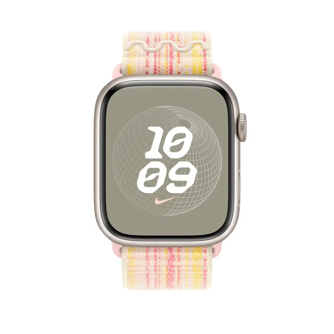 Ремешок Apple Starlight/Pink Nike Sport Loop для Apple Watch 42/44/45/49mm (MUJY3)