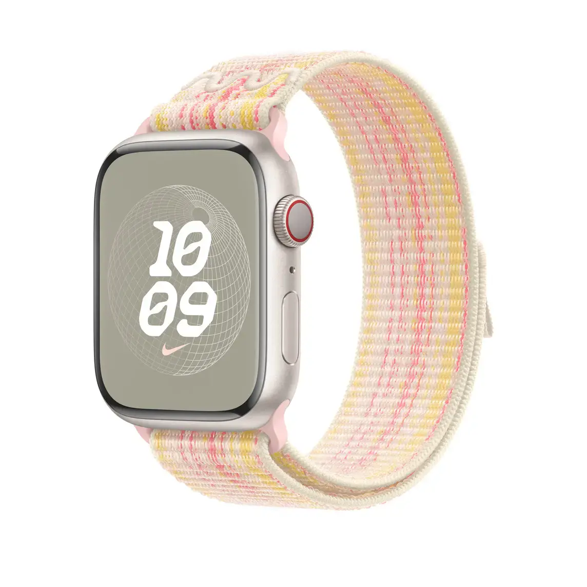 Ремешок Apple Starlight/Pink Nike Sport Loop для Apple Watch 42/44/45/49mm (MUJY3)
