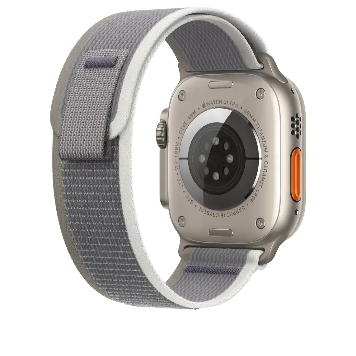 Ремешок Apple Trail Loop Band S/M для Apple Watch 49mm - Green/Gray (MT5Y3)