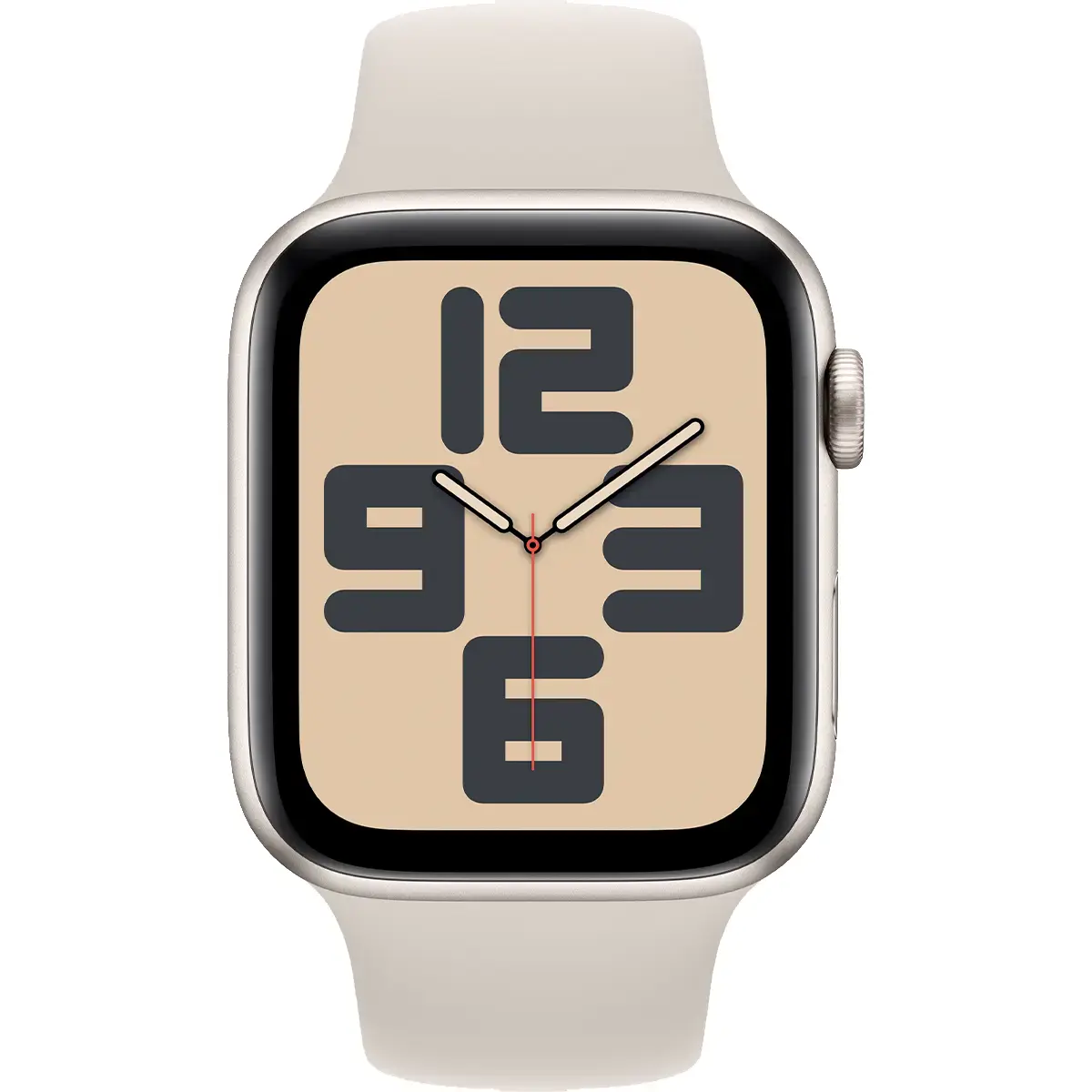 Apple Watch SE 2 2023 GPS + Cellular 44mm Starlight Aluminum Case with Starlight Sport Band - S/M (MRGT3)