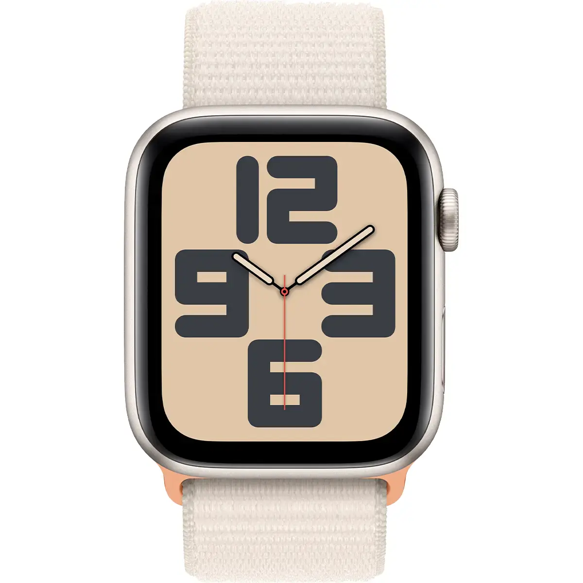 Apple Watch SE 2 2023 GPS + Cellular 44mm Starlight Aluminum Case with Starlight Sport Loop (MRH13)