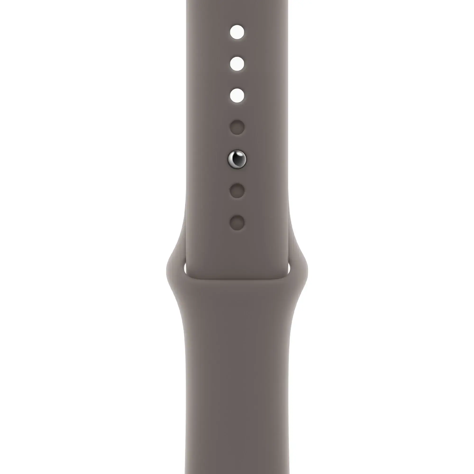 Apple Watch Series 9 GPS + Cellular 41mm Gold Stainless Steel Case with Clay Sport Band - S/M (MRJ53)