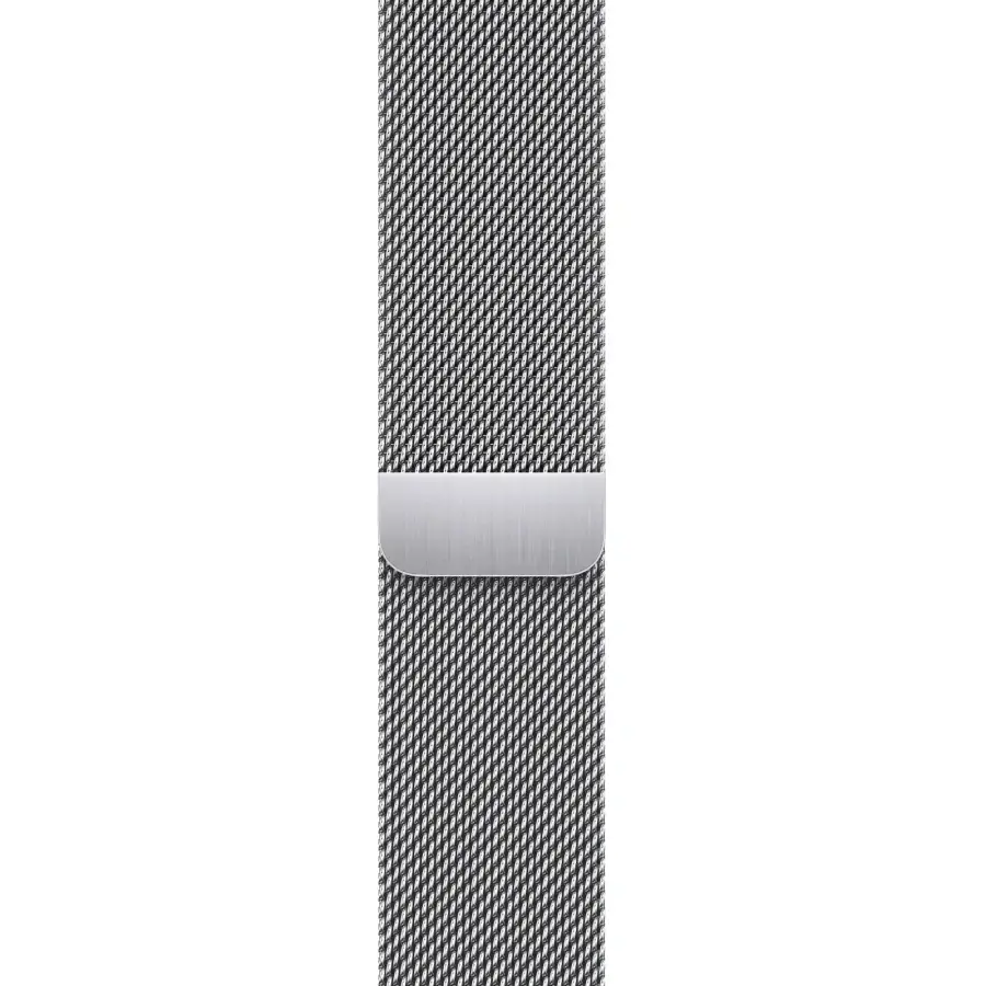 Apple Watch Series 9 GPS + Cellular 41mm Silver Stainless Steel Case with Silver Milanese Loop (MRJ43)