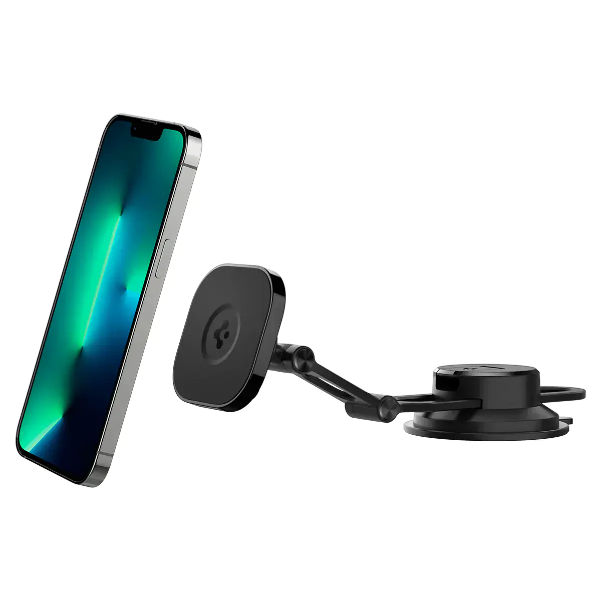 Автодержатель Spigen OneTap 3 Black Dash/Wind Magnetic Car Mount (ACP04630)