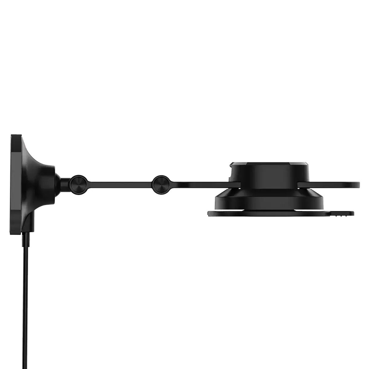 Автотримач з функцією бездротової зарядки 10W Spigen OneTap Pro 3 Black Dash Magnetic Car Mount (ACP04629)