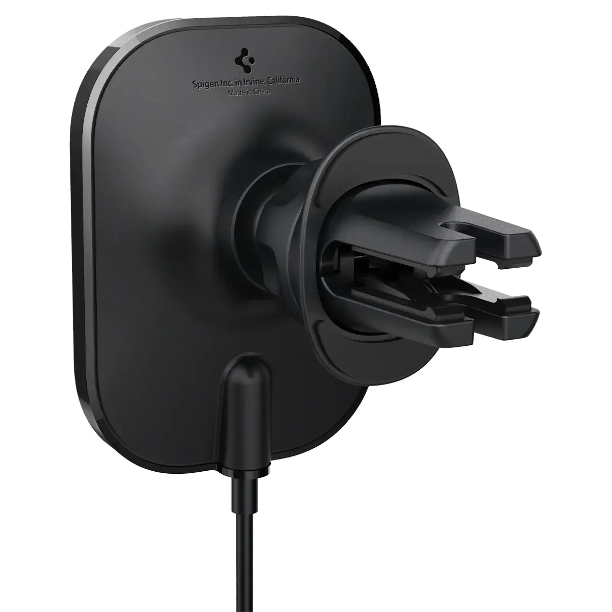 Автотримач з функцією бездротової зарядки 15W Spigen OneTap Pro 3 ITM12W OneTap MagSafe Car Mount Airvent (ACP03694)