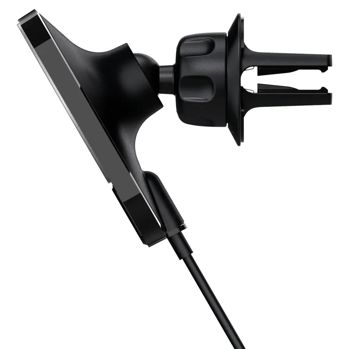Автотримач з функцією бездротової зарядки 15W Spigen OneTap Pro 3 ITM12W OneTap MagSafe Car Mount Airvent (ACP03694)
