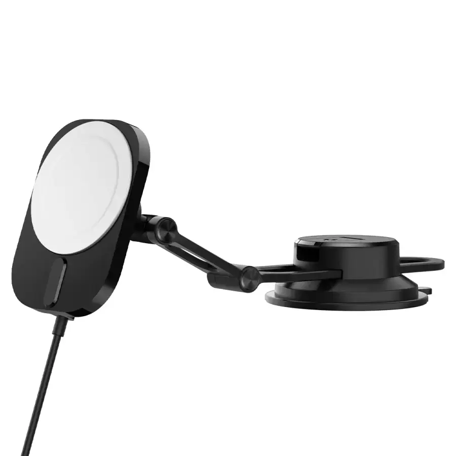 Автодержатель с функцией беспроводной зарядки 15W Spigen OneTap Pro 3 ITM35W MagSafe Car Mount Dashboard (ACP03695)