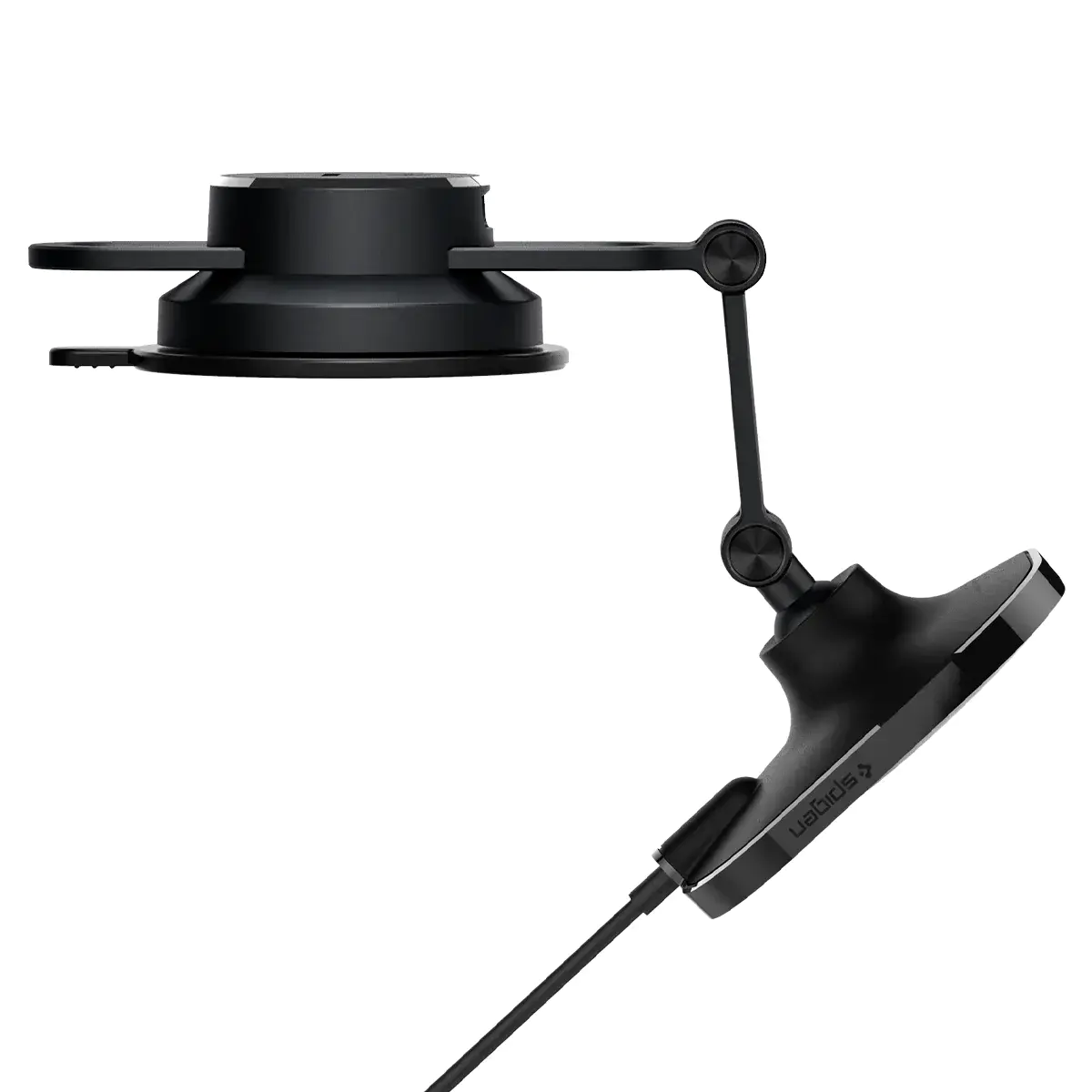 Автотримач з функцією бездротової зарядки 15W Spigen OneTap Pro 3 ITM35W MagSafe Car Mount Dashboard (ACP03695)
