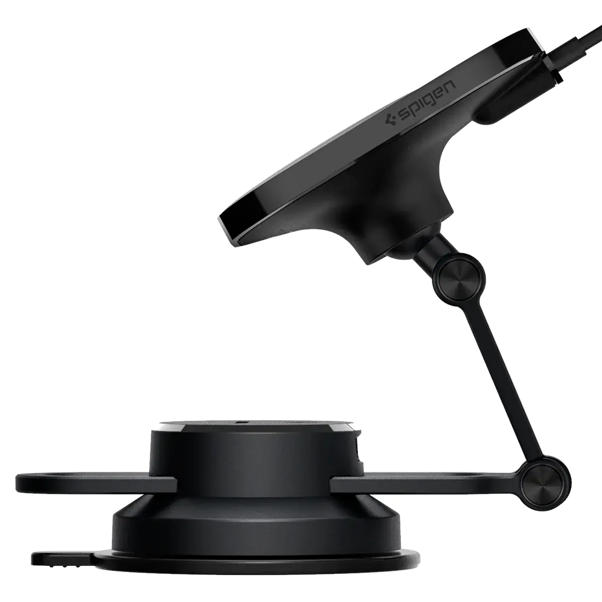 Автотримач з функцією бездротової зарядки 15W Spigen OneTap Pro 3 ITM35W MagSafe Car Mount Dashboard (ACP03695)