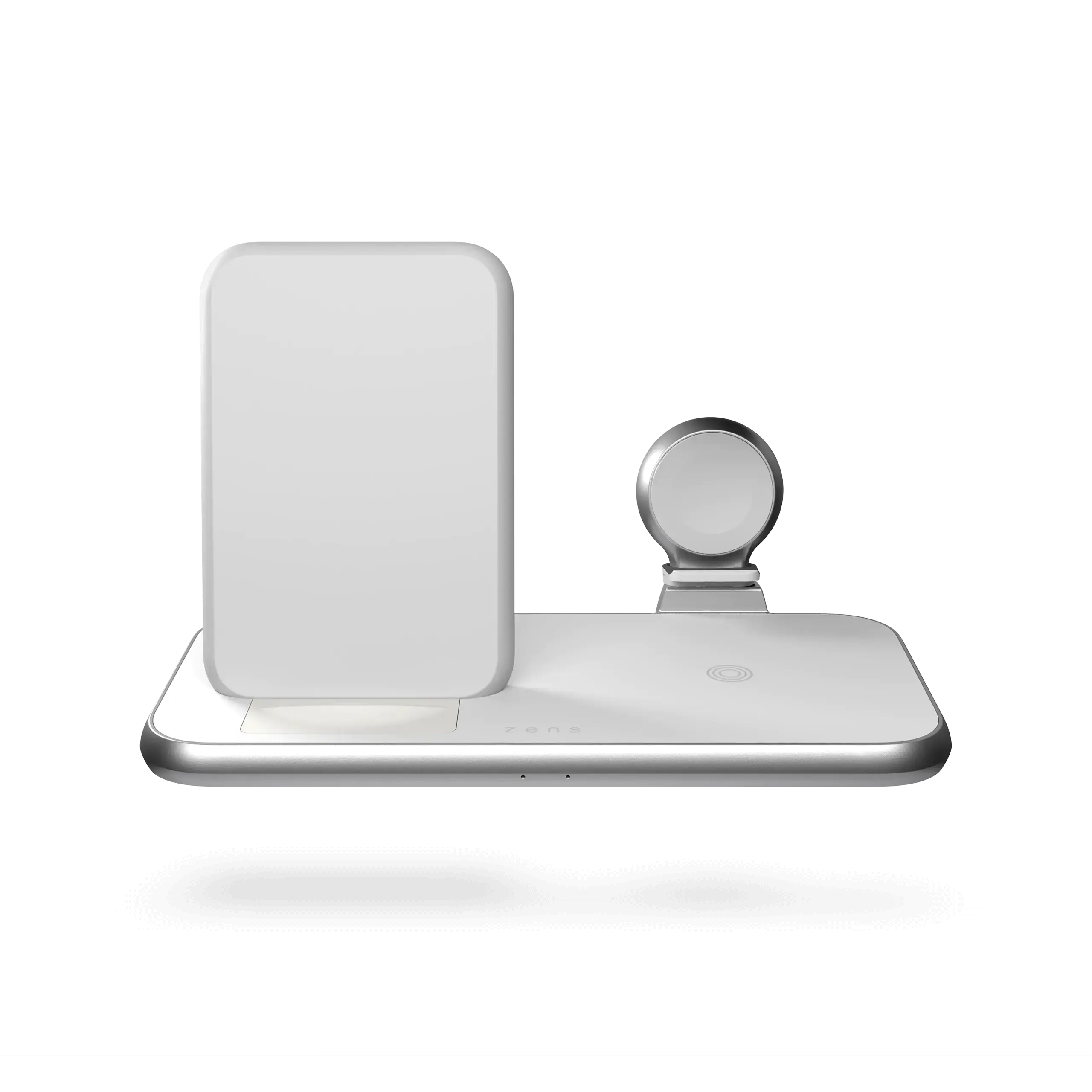Бездротовий зарядний пристрій Zens 4 in 1 Stand + Watch Aluminium Wireless Charger - White (ZEDC15W/00)