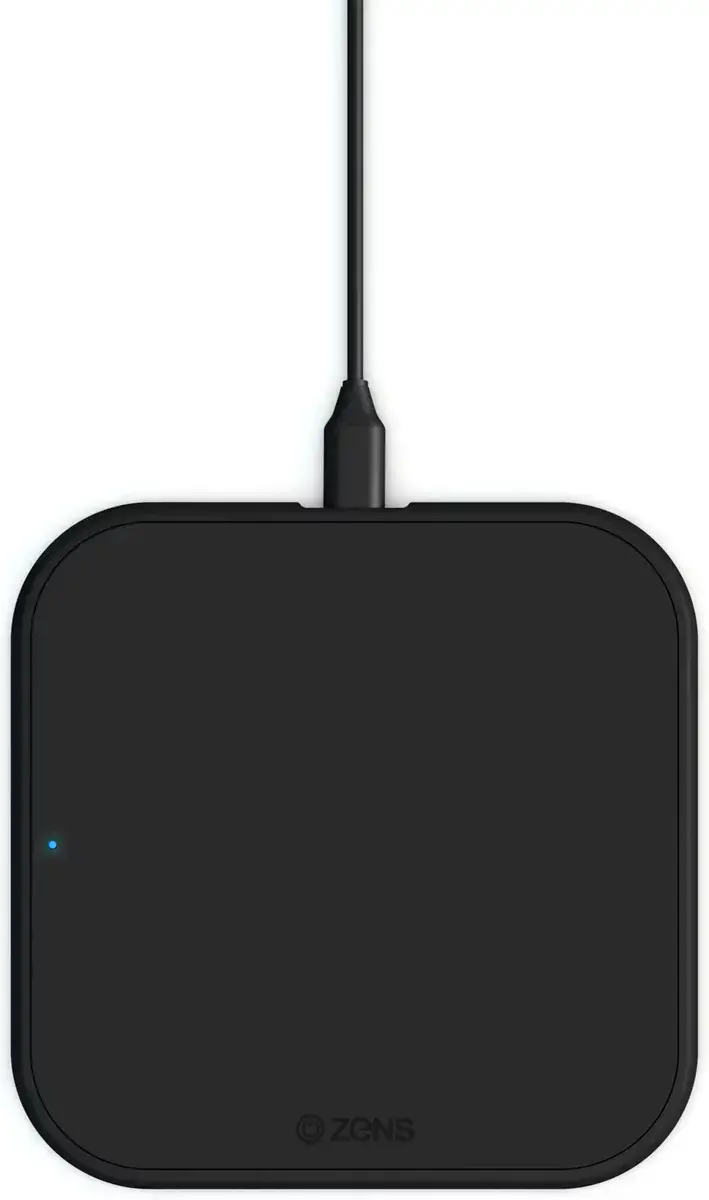 Бездротовий зарядний пристрій Zens Slim Single Fast Wireless Charger - Black (ZESC12B/00)