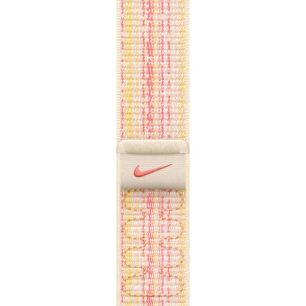 Ремешок Apple Starlight/Pink Nike Sport Loop для Apple Watch 42/44/45/49mm (MUJY3)