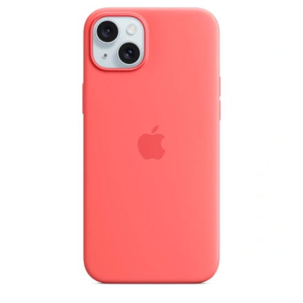 Чехол Apple iPhone 15 Plus Silicone Case with MagSafe Lux Copy - Guava