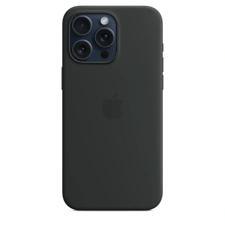 Чохол Apple iPhone 15 Pro Max Silicone Case with MagSafe Lux Copy - Black
