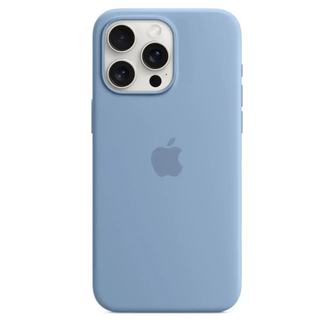 Чехол Apple iPhone 15 Pro Max Silicone Case with MagSafe Lux Copy - Winter Blue
