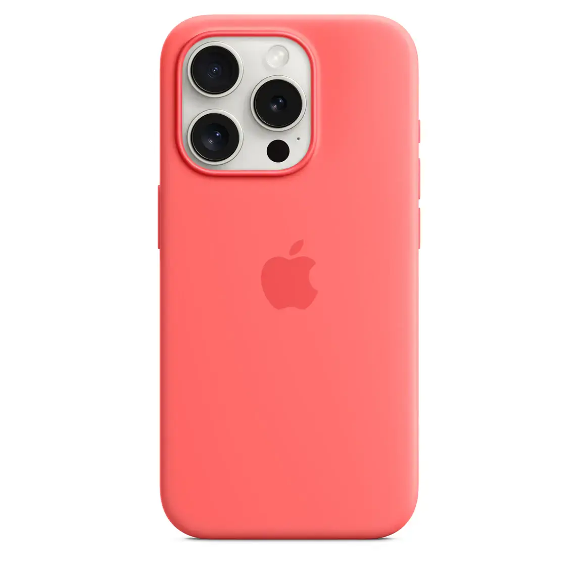 Чехол Apple iPhone 15 Pro Silicone Case with MagSafe Lux Copy - Guava