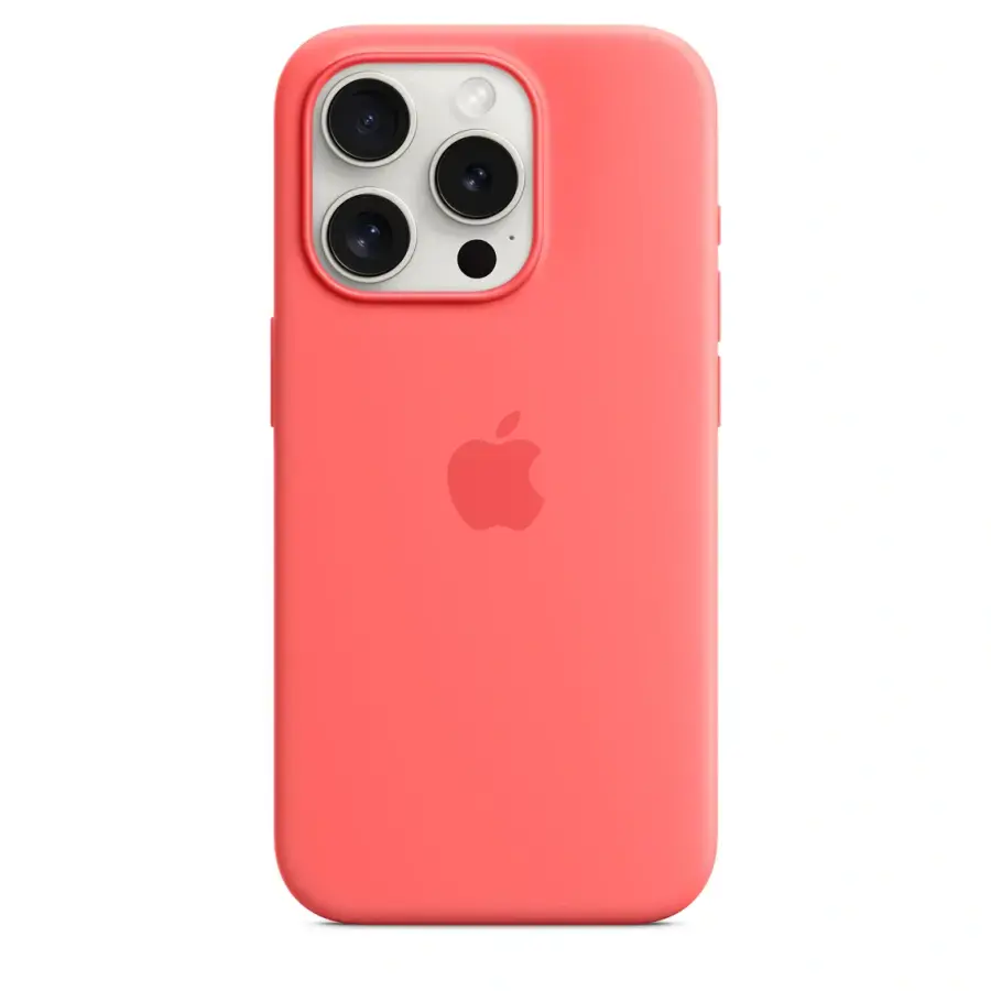 Чохол Apple iPhone 15 Pro Silicone Case with MagSafe Lux Copy - Guava