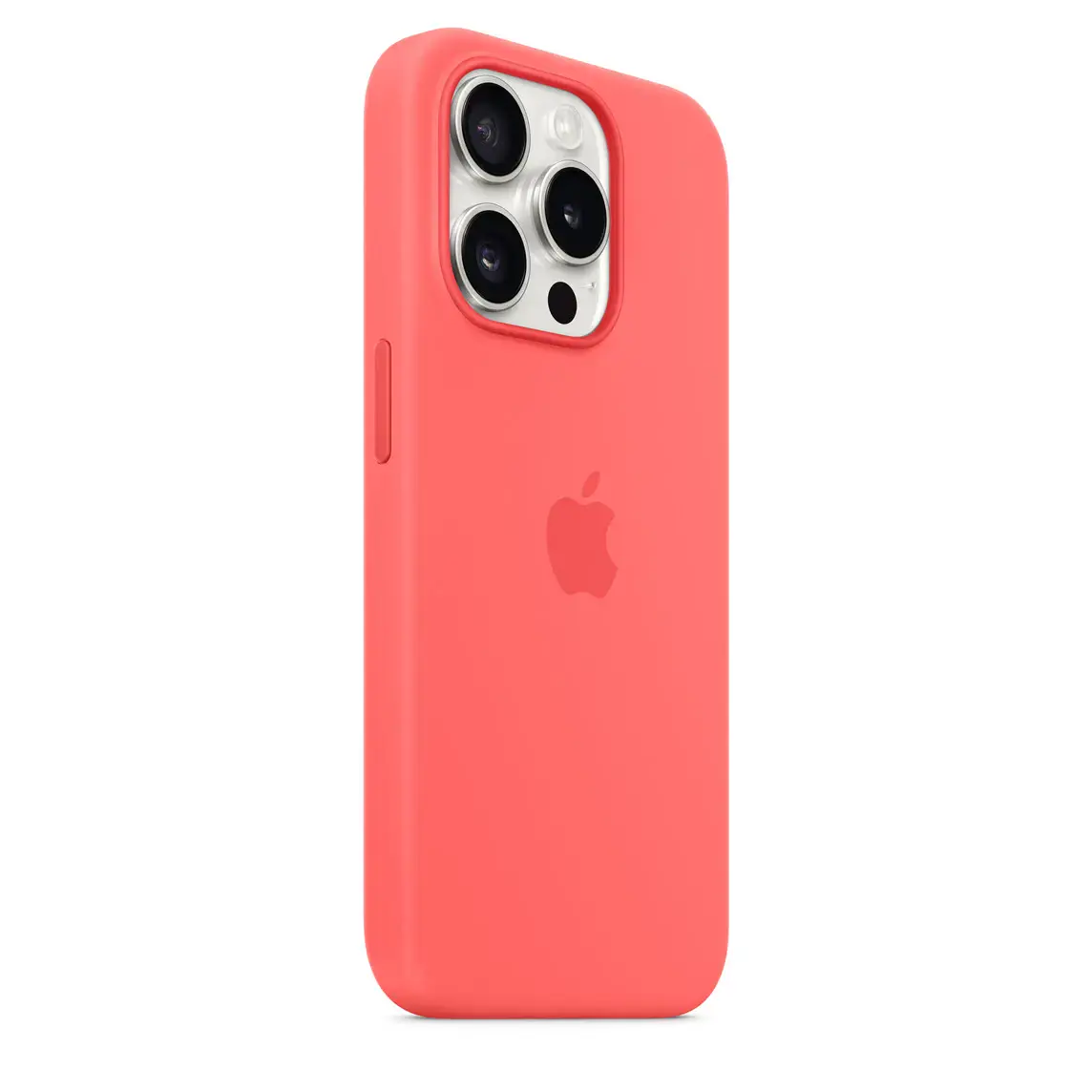 Чехол Apple iPhone 15 Pro Silicone Case with MagSafe Lux Copy - Guava