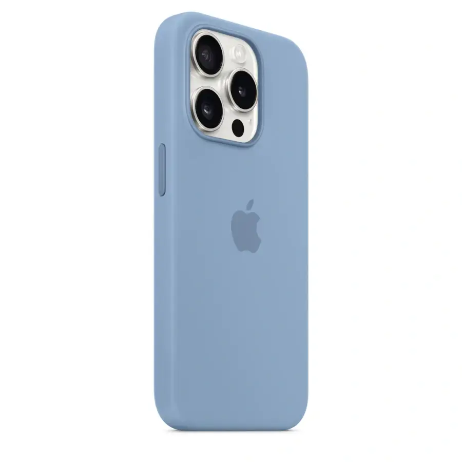 Чохол Apple iPhone 15 Pro Silicone Case with MagSafe Lux Copy - Winter Blue