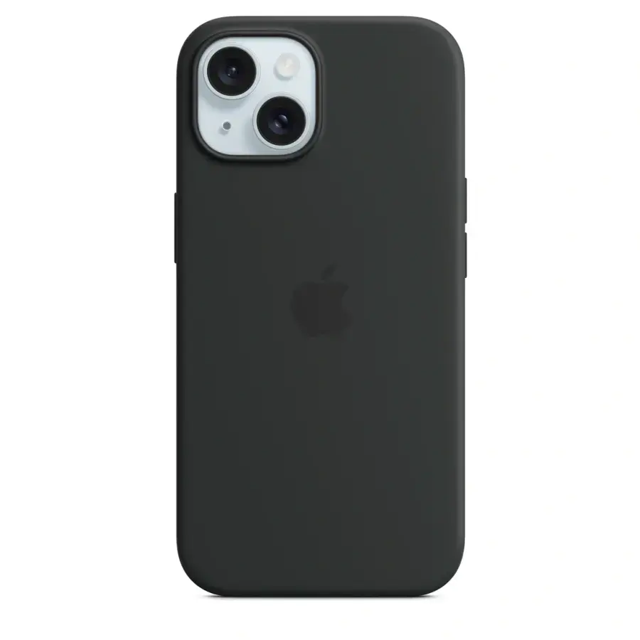 Чохол Apple iPhone 15 Silicone Case with MagSafe Lux Copy - Black