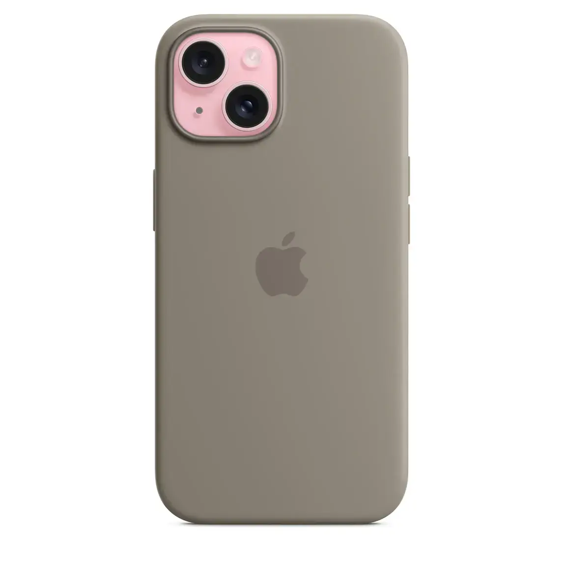 Чехол Apple iPhone 15 Silicone Case with MagSafe Lux Copy - Clay
