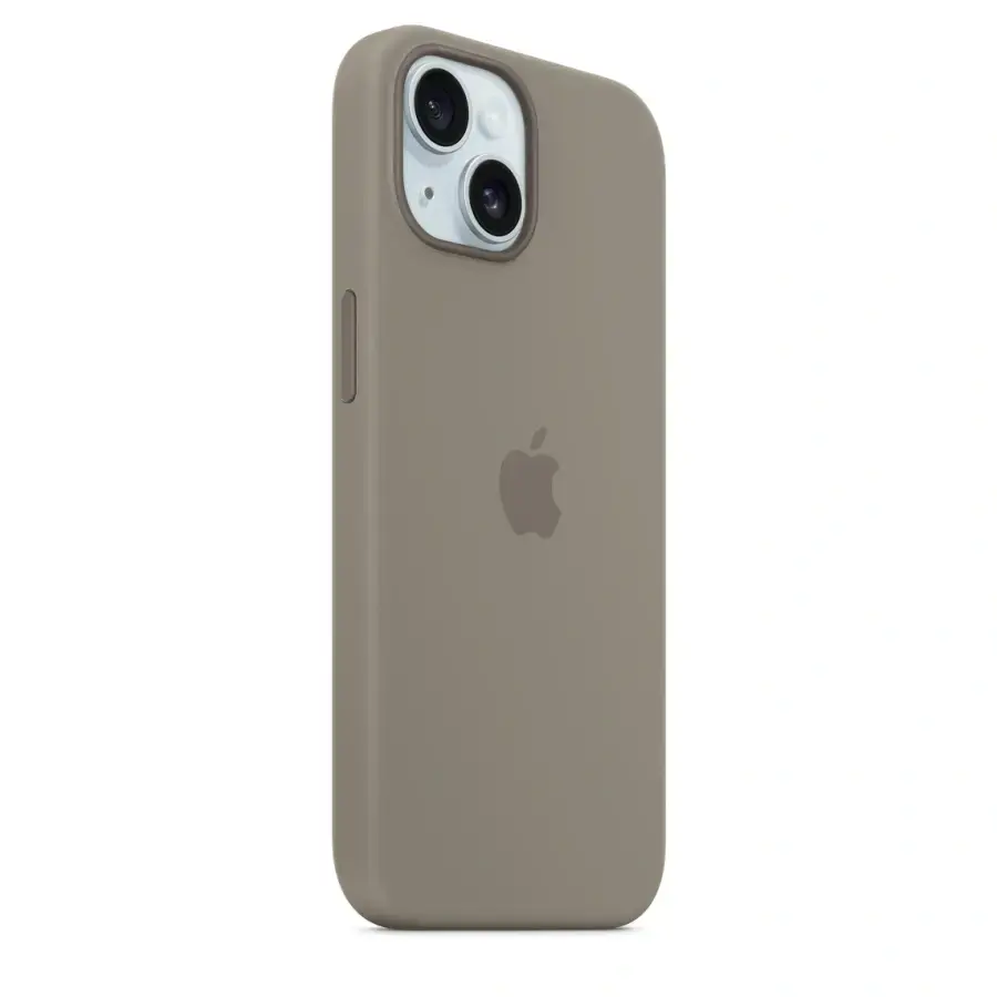 Чохол Apple iPhone 15 Silicone Case with MagSafe Lux Copy - Clay