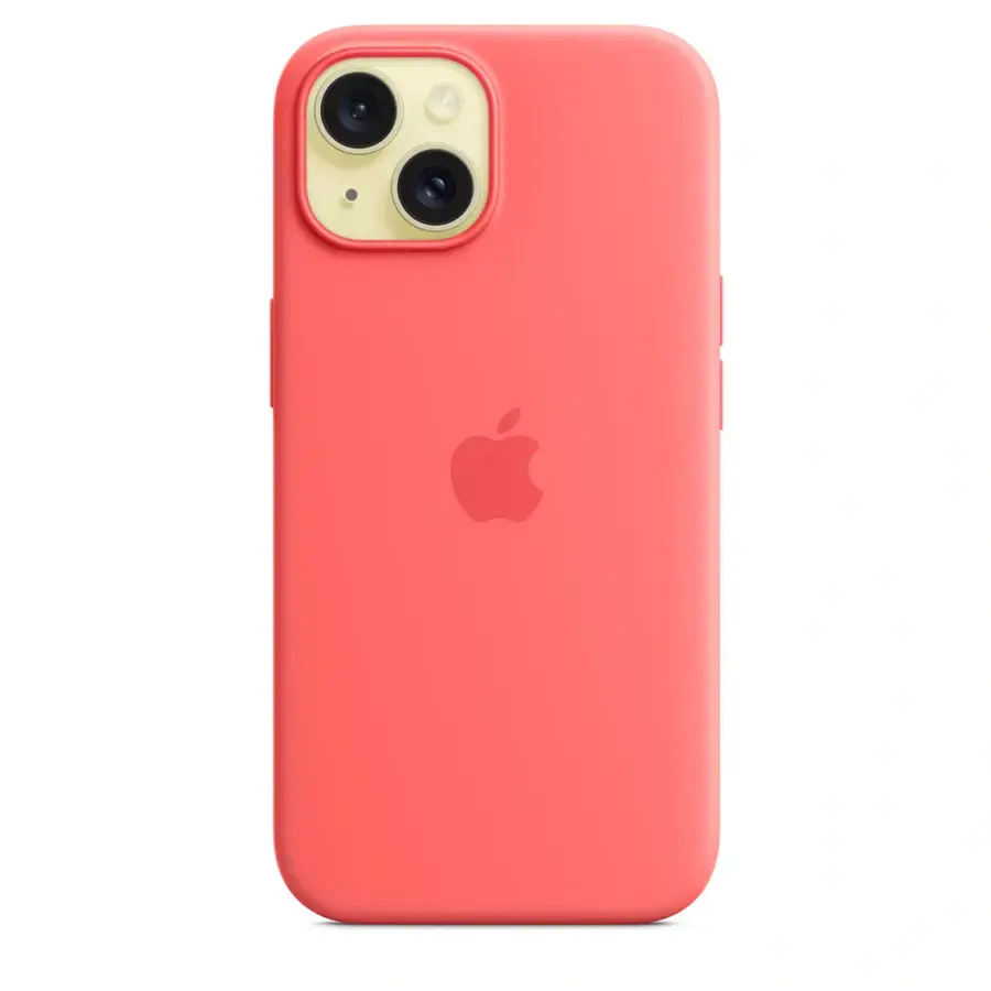 Чохол Apple iPhone 15 Silicone Case with MagSafe Lux Copy - Guava
