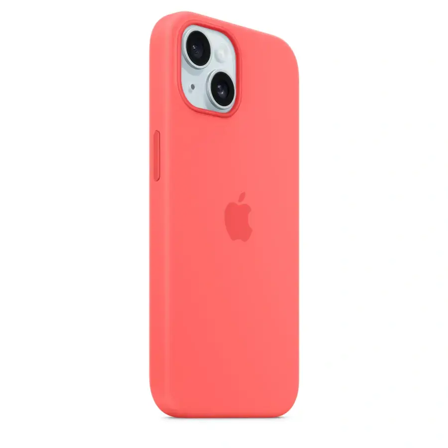 Чохол Apple iPhone 15 Silicone Case with MagSafe Lux Copy - Guava